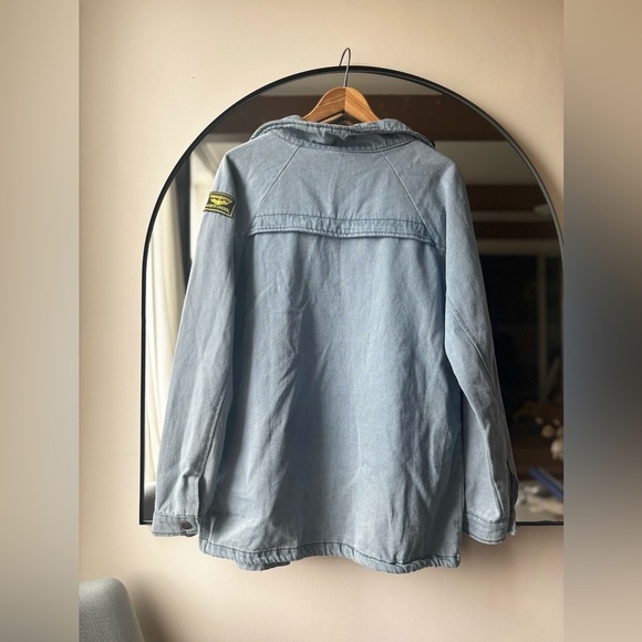 ZAFUL | denim military jacket | size 1x - Picture 3 of 4